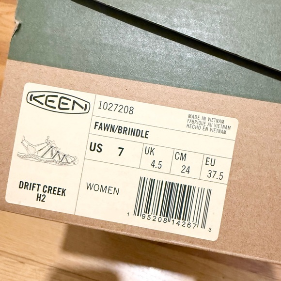 KEEN Women's Drift Creek H2 Sandal Fawn/Brindle - Picture 10 of 10